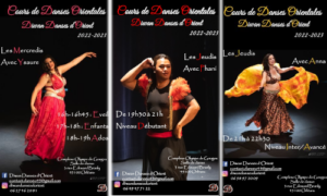 Diand Danses d'Orient : jours et horaires des cours